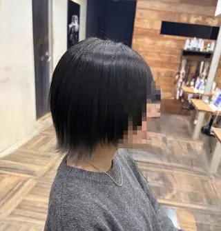 ミディアム La fith 新田のヘアスタイル