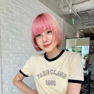 カラー 透けるカラー 🫧かふうのヘアスタイル