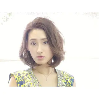 ミディアム 富岡 俊行のヘアスタイル