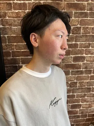 ショート カラー パーマ ヘアアレンジ メンズ キッズ ネイル マツエク・マツパ アイブロウ 久木原 ゆりのヘアスタイル