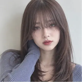 ロング カラー 菅原 大佑のヘアスタイル