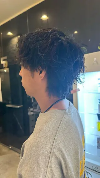 パーマ メンズ ⭐️いおり⭐️ ✨透明感カラー✨のヘアスタイル