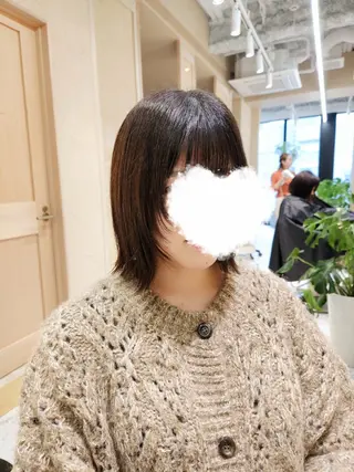 ショート カラー あかね☆ヘアアレンジ /ボブ/縮毛矯正のヘアスタイル