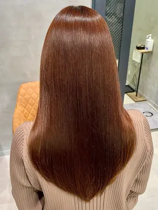 ロング カラー うる艶カラー 顔周りカット♡ikuのヘアスタイル