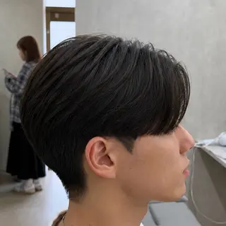 メンズ ニュアンスパーマ🌀 毛流れ🩶イザベラのヘアスタイル