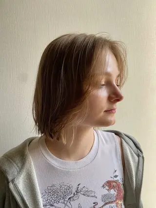 ミディアム 米山 珠那のヘアスタイル