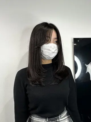ロング カラー 要プライベートサロン vert🌿マルイ裏のヘアスタイル