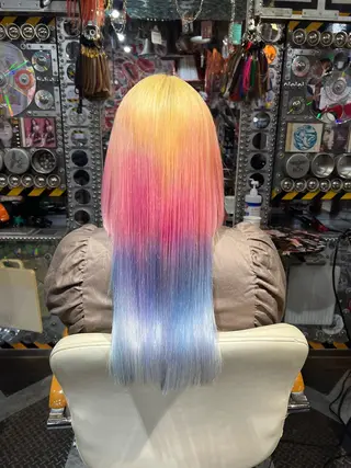 セミロング カラー KOYA ｺﾔのヘアスタイル