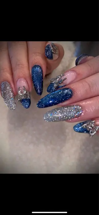 ネイル 💎ラピスラズリ💎 RIONAのネイルデザイン