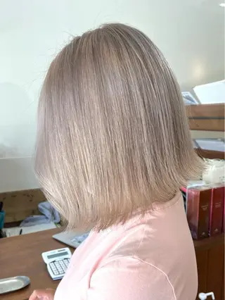 ミディアム カラー 馬場 涼平のヘアスタイル