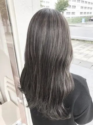 セミロング カラー LOOP hairのヘアスタイル