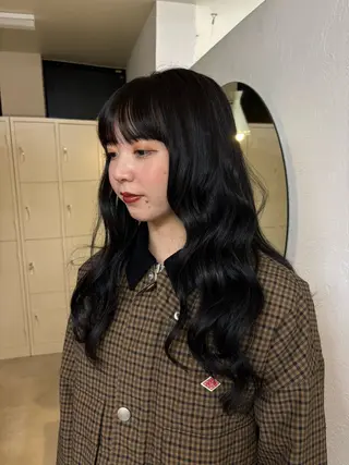 カラー 佐々木 遥菜のヘアスタイル