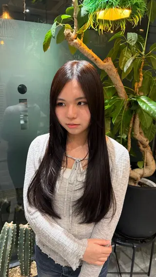 ロング カラー Glimpseあやね 🎀大濠/髪質改善のヘアスタイル