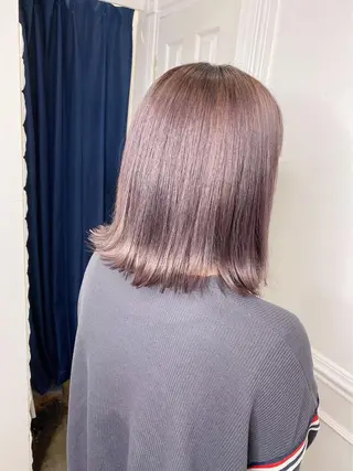 ミディアム カラー アニメカラー髪質改善 🎀🐰堀川智史🎀のヘアスタイル