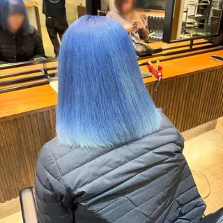 ミディアム カラー 渋谷🩶ハイトーン 🩶FUMUのヘアスタイル