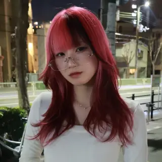 ロング カラー 梅田デザインカラー 🌈🏆ヒノキのヘアスタイル