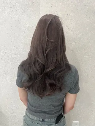 ロング カラー ヘアアレンジ 💓色落ちまで綺麗な 垢抜けカラー💓のヘアスタイル