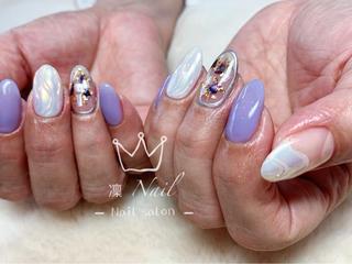 ショート カラー ネイル Le’a NailSalonのネイルデザイン