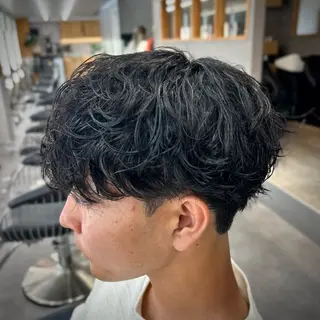 パーマ メンズ シャドウパーマ 🇰🇷韓国風/威吹のヘアスタイル