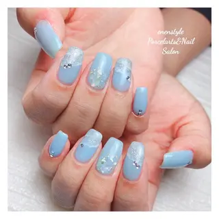 ミディアム ネイル 🐾enen style 🐾のネイルデザイン