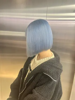 ミディアム カラー ✅ケアブリーチ✅ トヨオカ ノブヒデのヘアスタイル