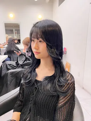 セミロング カラー パーマ ヘアアレンジ メンズ 上品＆韓国風 🥀海心🥀のヘアスタイル