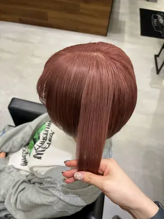 ショート カラー ENA💗NEXT /ハイトーンエクステのヘアスタイル