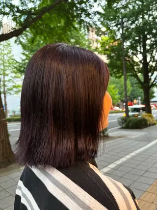 ミディアム カラー 🍓ブリーチカラー 🎀nene🍓のヘアスタイル