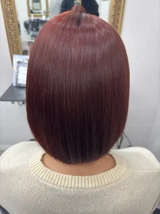 カラー ケアブリーチ🥣 縮毛矯正Ryokoのヘアスタイル