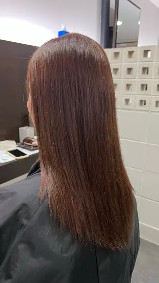 ミディアム 南草津/トレンドカラ ー/パーマ　西村美月のヘアスタイル