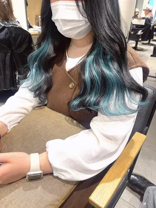 ロング インナーエクステ渋谷 🦋KAJIのヘアスタイル