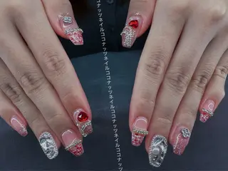 ネイル HOSHINO NAIL_長さだしのネイルデザイン