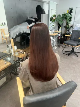 ロング hikaru💘髪質 改善 透明感カラーのヘアスタイル