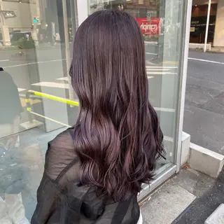 セミロング カラー 大人っぽ♡上品な暖色 TAKAKIのヘアスタイル
