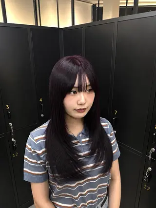 ロング カラー 田中 大輝のヘアスタイル