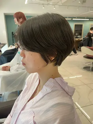ショート 店長福島成美/髪質 改善縮毛矯正/カラーのヘアスタイル