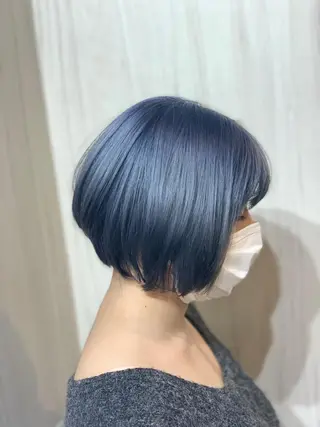 ショート カラー ヘアアレンジ ✨錦糸町ブリーチ/ ホワイトカラー皇気✨のヘアスタイル