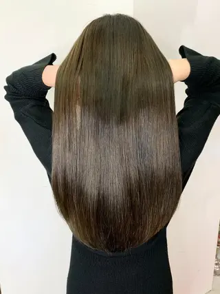 ロング メンズ縮毛矯正 細谷碧海のヘアスタイル