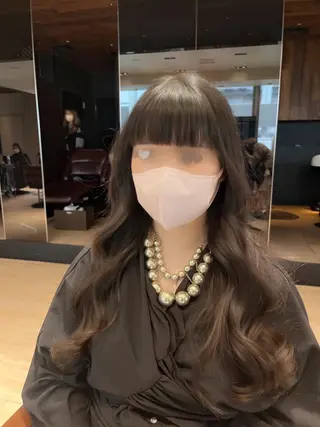 ロング 赤羽今日子/レイヤー /盛れる顔まわりのヘアスタイル