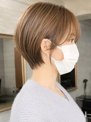 ショート カラー ショート/レイヤー /札幌/小山内のヘアスタイル