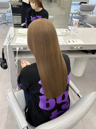 ロング カラー 🍀透明感ナチュラル カラー🍀じゅんのヘアスタイル