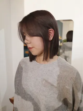 カラー 池田 柑美のヘアスタイル