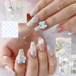ネイル 🪄mimi🎀 Midori🪽のネイルデザイン