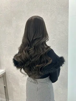 ロング カラー 🍀透明感ブラウン sakura🍀のヘアスタイル