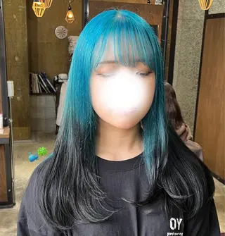 セミロング カラー 🫟Blanco🫟 Color&Careのヘアスタイル