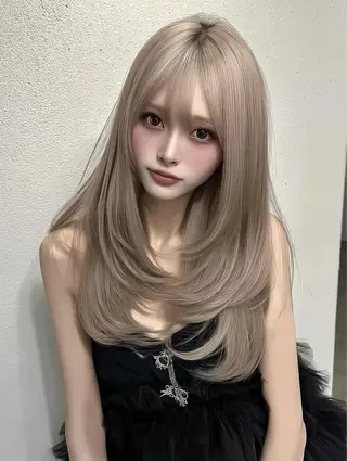 ロング カラー 中山 寿弥のヘアスタイル