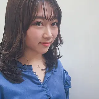 ミディアム カラー 山中 直輝のヘアスタイル