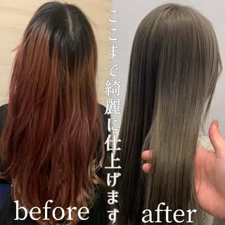 カラー ヘアアレンジ ダブルカラー｜ なおき｜池袋美容師のヘアスタイル