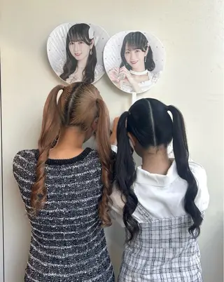 ヘアアレンジ 💖韓国カラー エクステmikotoのヘアスタイル