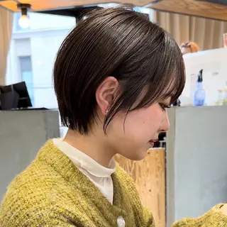 ショート ショート上手い人/ 銀座/なかじのヘアスタイル